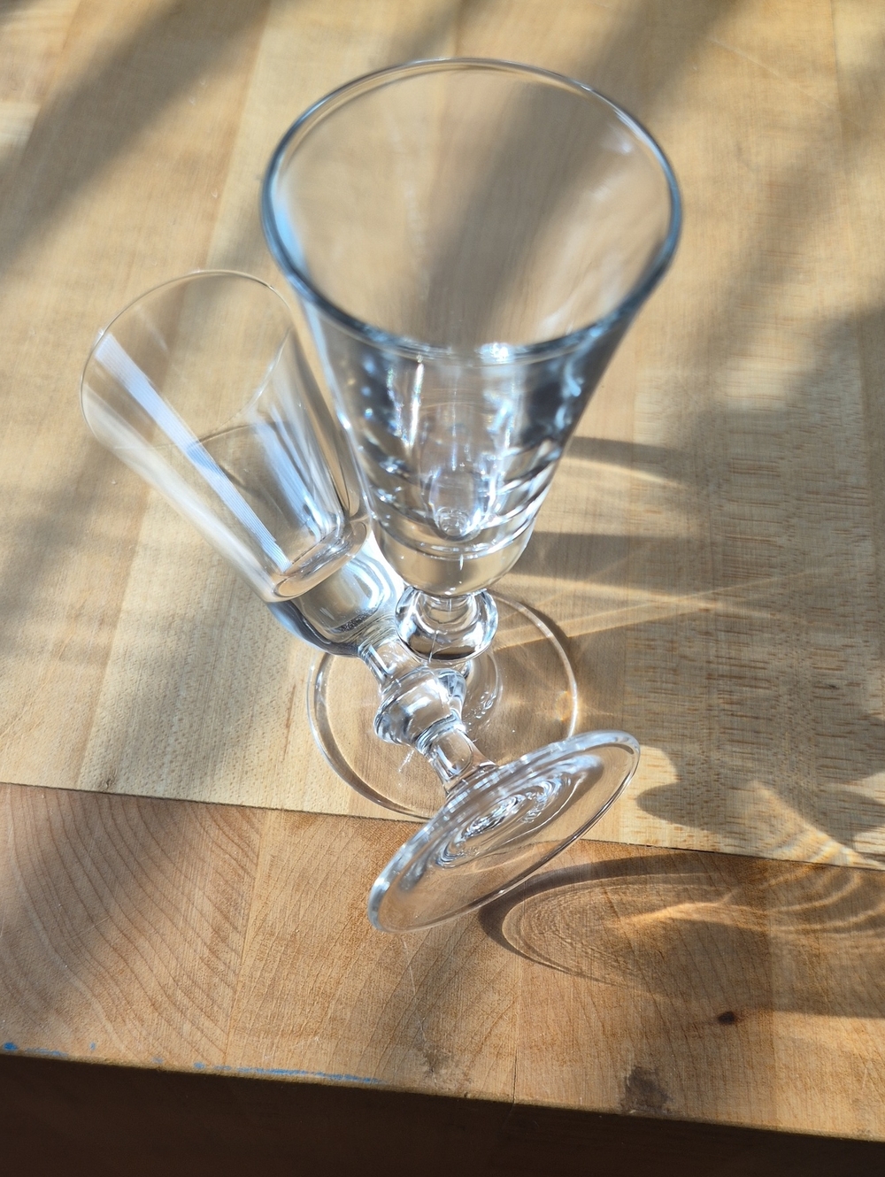Clear Glass Stemware Flute - Elegant Clear Design